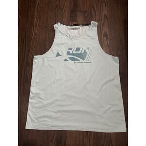 Under Armour UA Run Fitted Tank Men XXL Light Blue